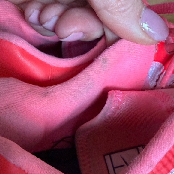 Nike Court Flare 2 Athletic Shoes Womens Sz 8 Casual Sneakers Red Pink Trainer - Picture 10 of 10